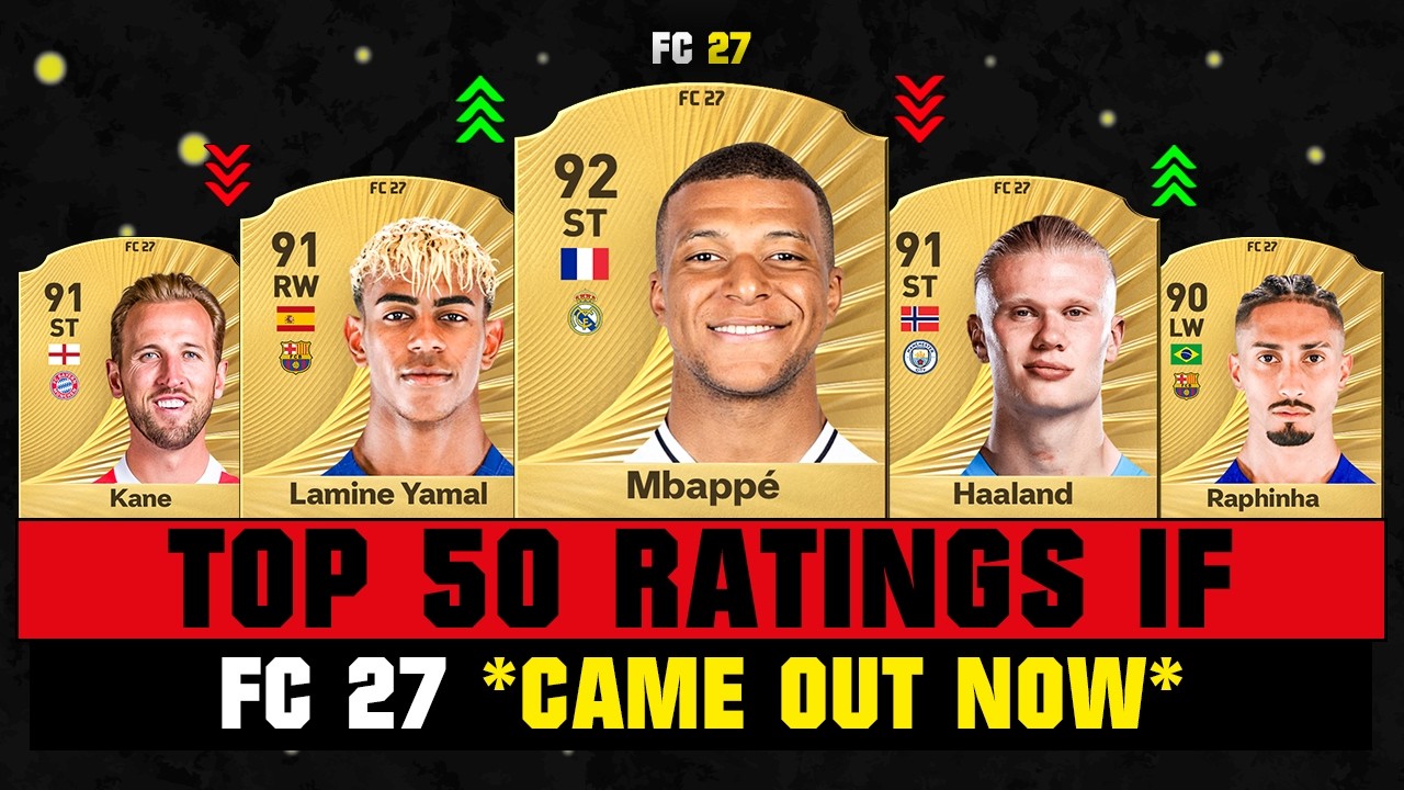 TOP 50 RATINGS IF FC 27 CAME OUT NOW (FIFA 27)! 😱🔥 ft. Mbappe, Lamine Yamal, Haaland…