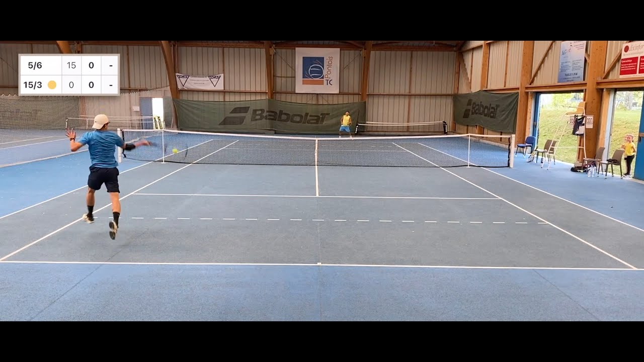 Demi-finale tournoi interne tennis amateur 5/6 vs 15/3