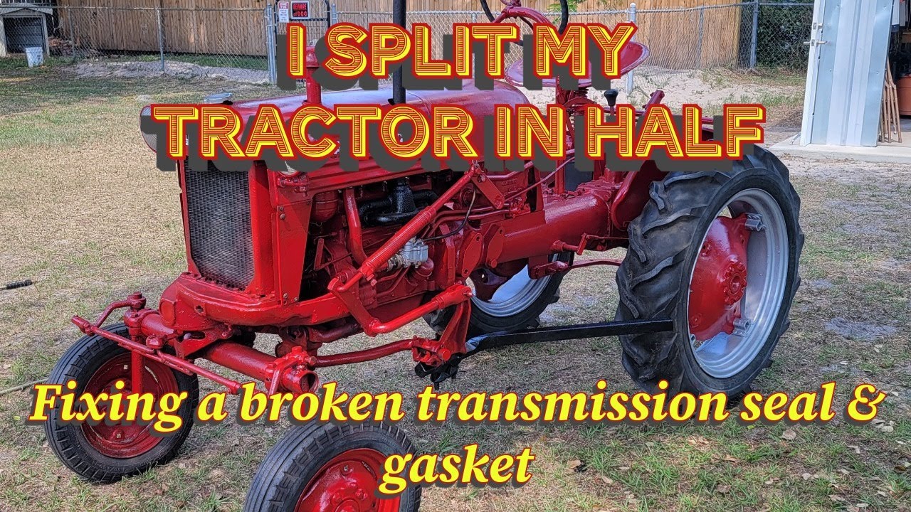 I SPLIT MY 1952 FARMALL CUB IN HALF!!