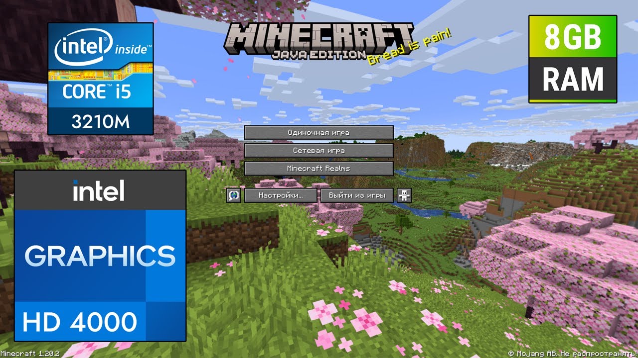 Playing Minecraft 1.21.5 on Intel Hd 4000 iGPU Low End Pc
