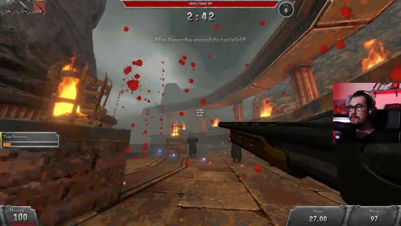 Trying Bloodshed a roguelite retro boomer shooter