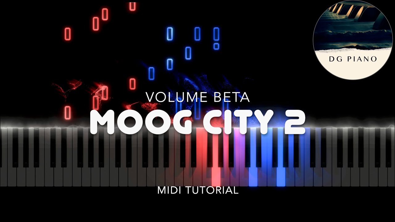 Moog City 2 - Minecraft (Piano Tutorial) + Sheet Music