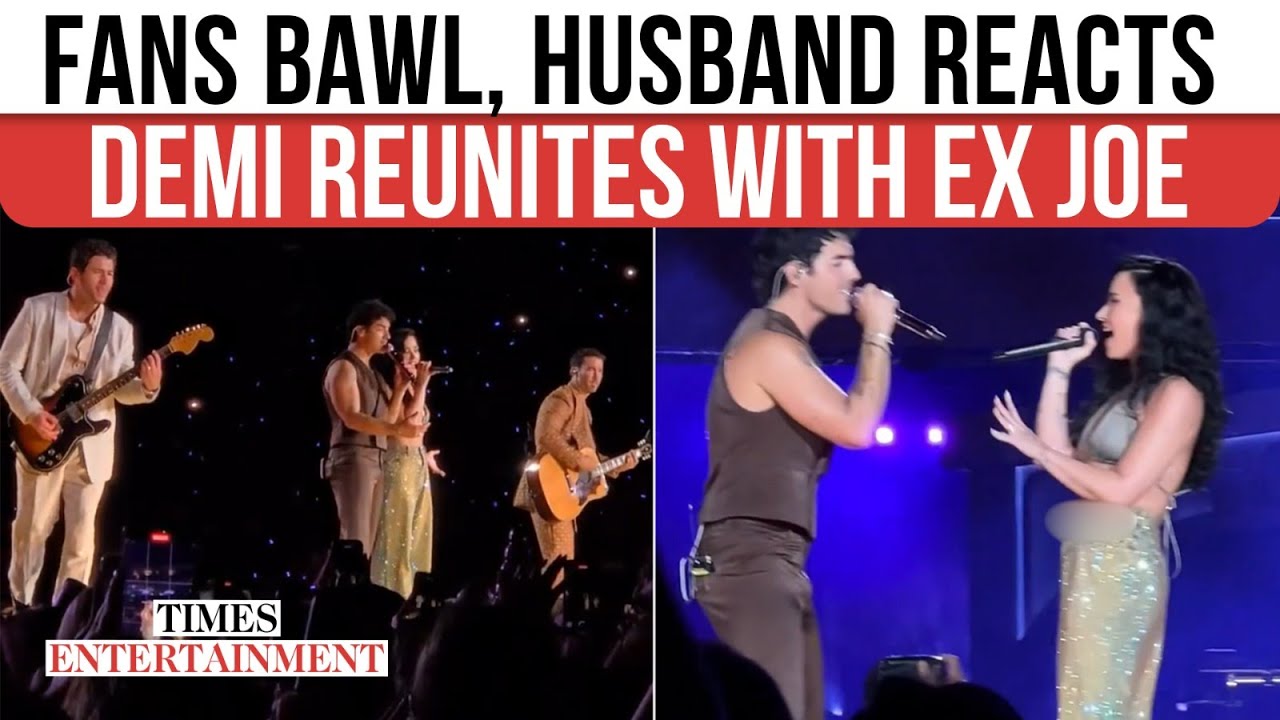 Fans Bawl As Demi Lovato, Jonas Brothers Reunite; 'Camp Rock' Chemistry Gets Husband Jutes' Reaction