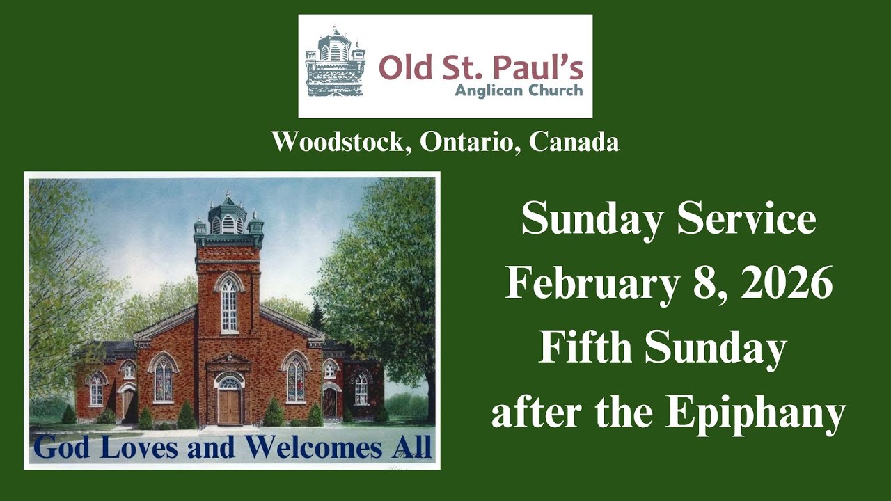 February 8, 2026 Anglican Church Service