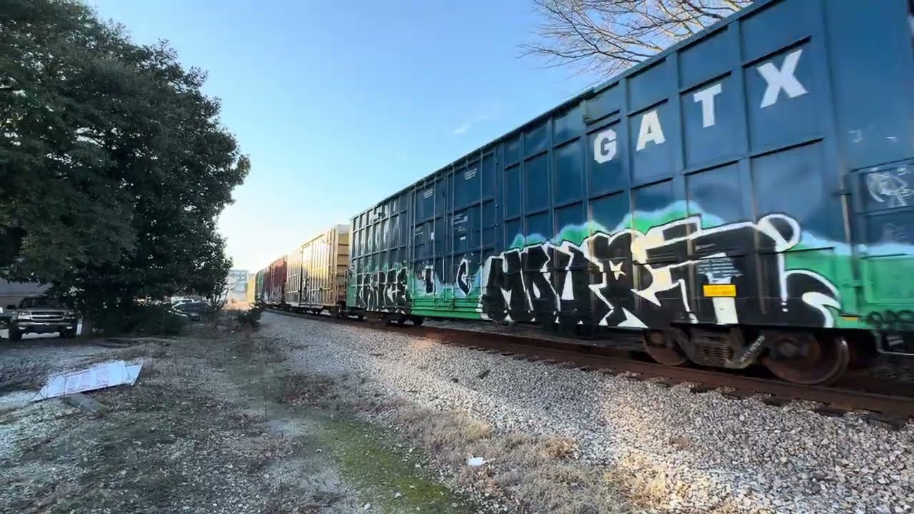 CSX M602-08 through Auburn, Al