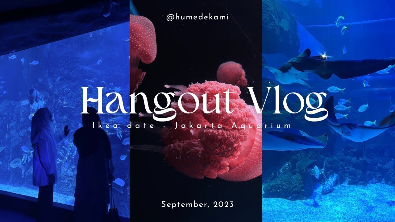 HANGOUT VLOG 🪸🐠 | spend with bestie, Jakarta Aquarium, IKEA Indonesia 2023