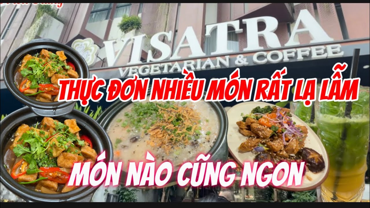 Ресторан VISATRA Vegetarian & Coffee, который часто посещает художник Кве Тран, очень популярен б...