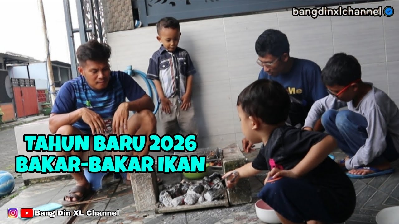 TAHUN BARU ULANG TAHUN Bang Din XL ⁉️BAKAR IKAN YUK 🤗‼️