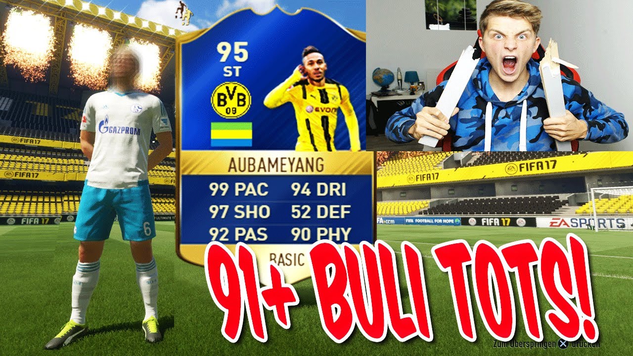 91+ BUNDESLIGA TOTS + 5 WALKOUTS! ⛔️🔥😎 - FIFA 17 PACK OPENING ULTIMATE TEAM (DEUTSCH)
