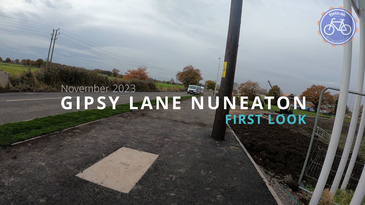 Poor design or perfectly fine? NEW shared use path on Gipsy Lane, Nuneaton