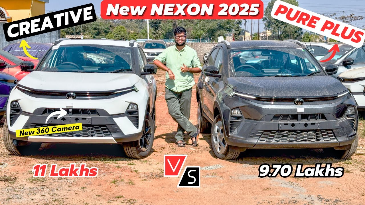 Updated🔥 2025 Tata Nexon Pure Plus vs Creative Plus S - Worth ₹1.30 lakhs More? 🤔