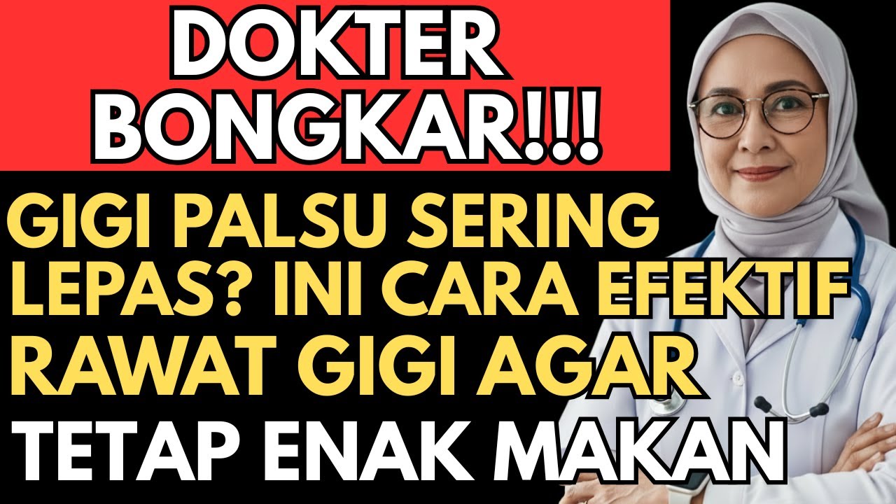 DOKTER BONGKAR !!! GIGI PALSU Sering Lepas? Cara Merawat Mulut Agar Tetap Bisa MAKAN ENAK