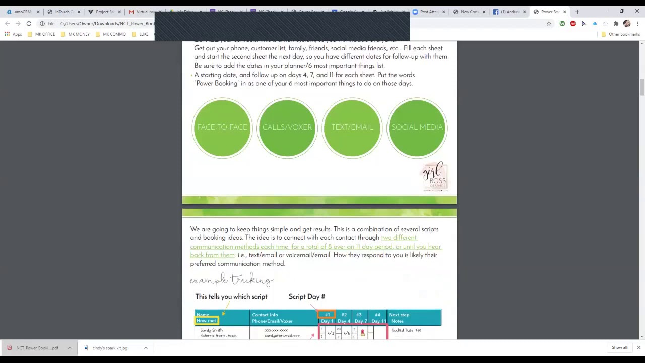 NC: Power Booking Script explained