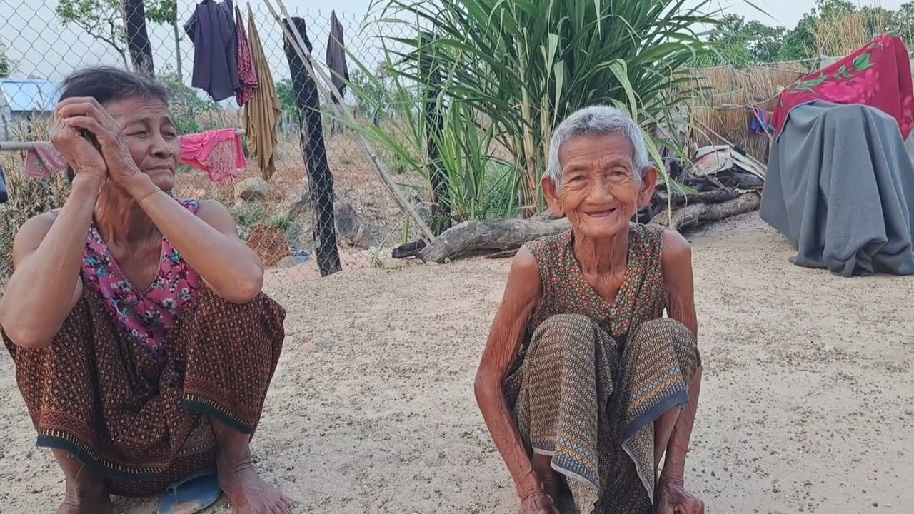 យាយទឹមសប្បាយចិត្តខ្លាំងណាស់ជិតបានផ្ទះថ្មី