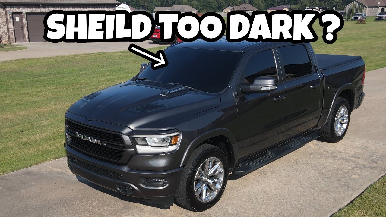 50% тонировка на лобовом стекле моего RAM 1500