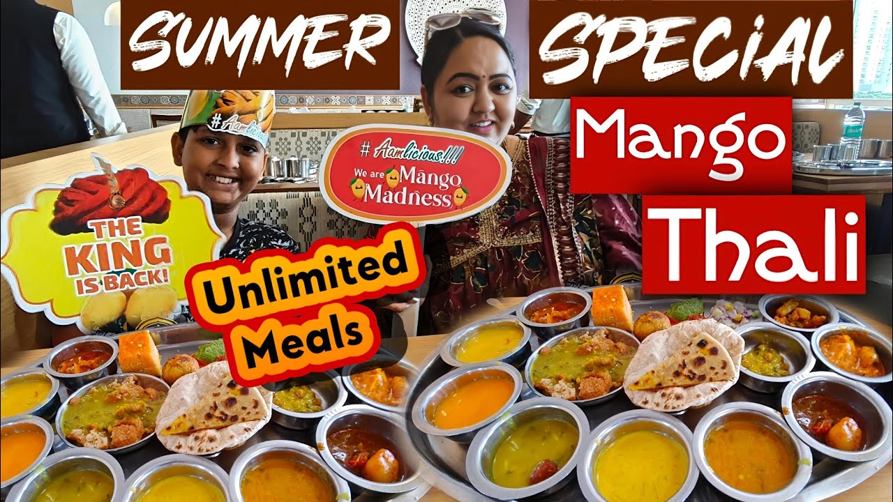 Summer Special Unlimited Mango Thali | ಊಟ ಯಷ್ಟು ಬೇಕಾದರೂ ತಿನ್ನಿ | Aamras ki thali | ಮಾವಿನ ಹಬ್ಬ
