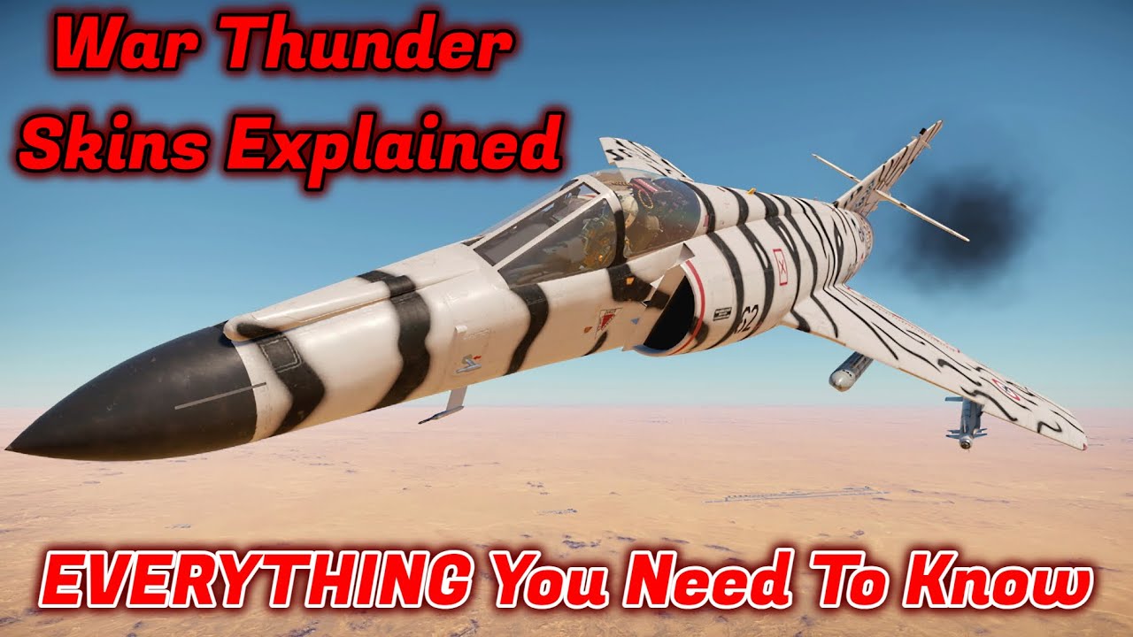 Объяснение скинов War Thunder — как их скачать/установить, купить и как они работают
