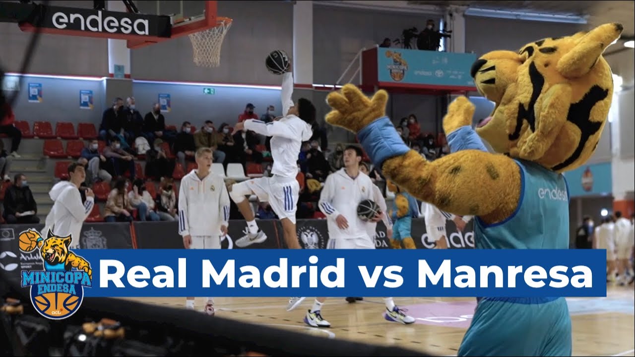 Puertorriqueño FELIPE QUIÑONES 14U con el REAL MADRID de España en la MINICOPA ENDESA 2022