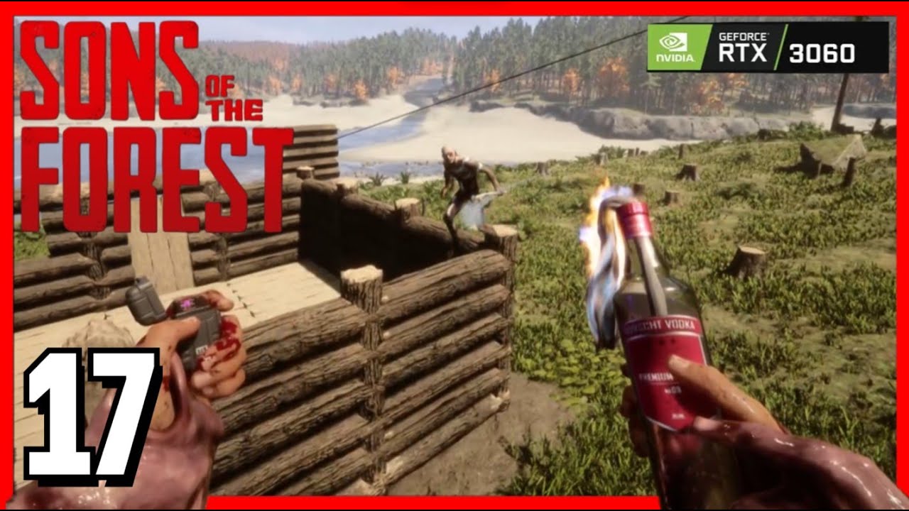 They Tried to Break In While I Was Building | Sons Of The Forest Gameplay Part 17 | #sonsoftheforest