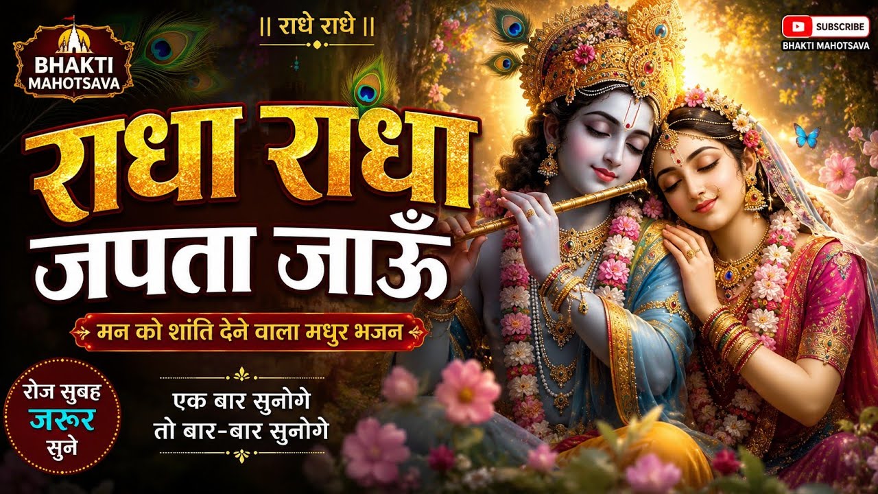 राधा राधा जपता जाऊँ | Radha Radha Japta Jaun | Krishna Radha Bhajan | Bhakti Mahotsav