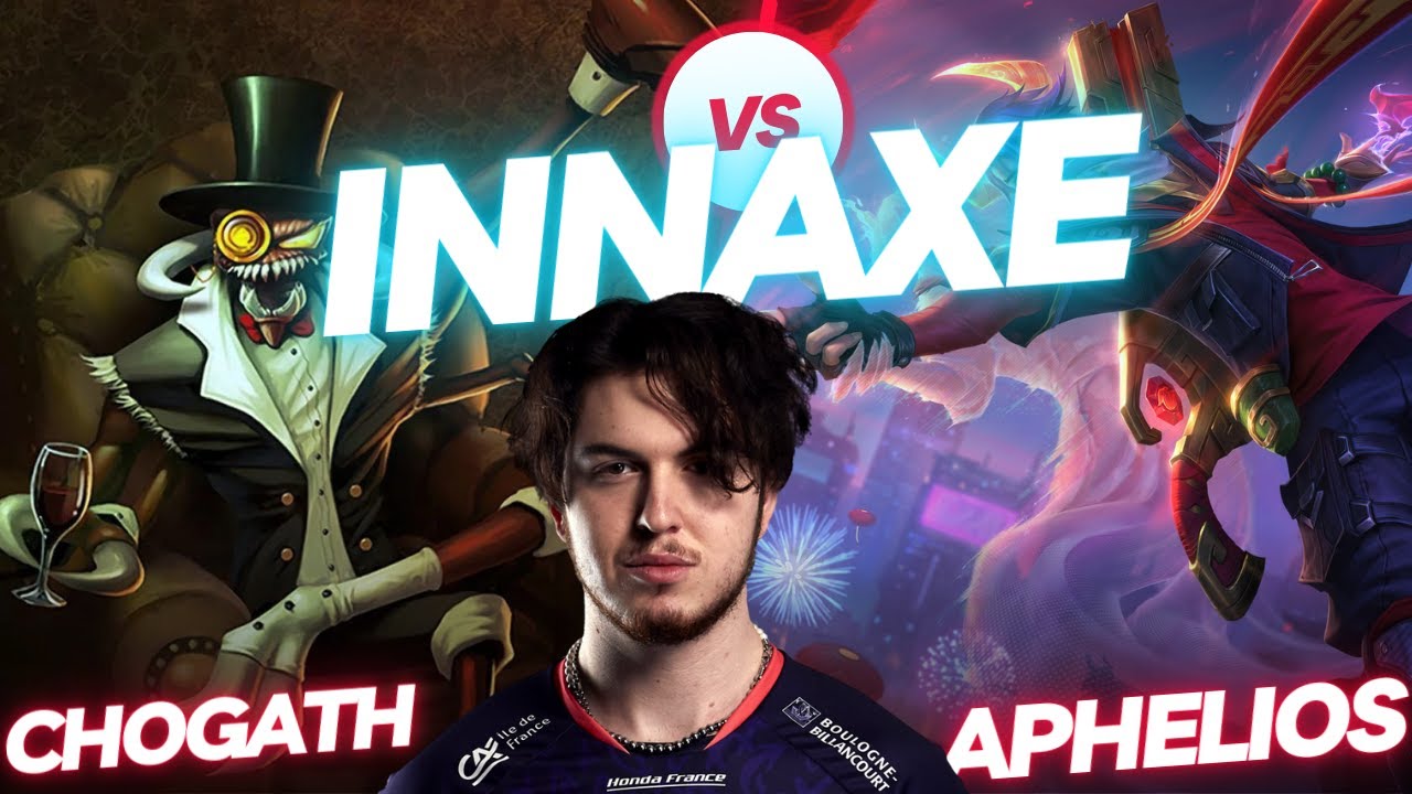 INNAXE | CHOGATH VS APHELIOS | ADC GAMEPLAY | Patch 13.22 / Season 13 | #LeagueofLegends
