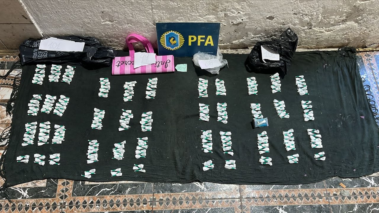 Pasillo Morris” el DFI secuestró drogas y detuvo a una banda de narcotraficantes