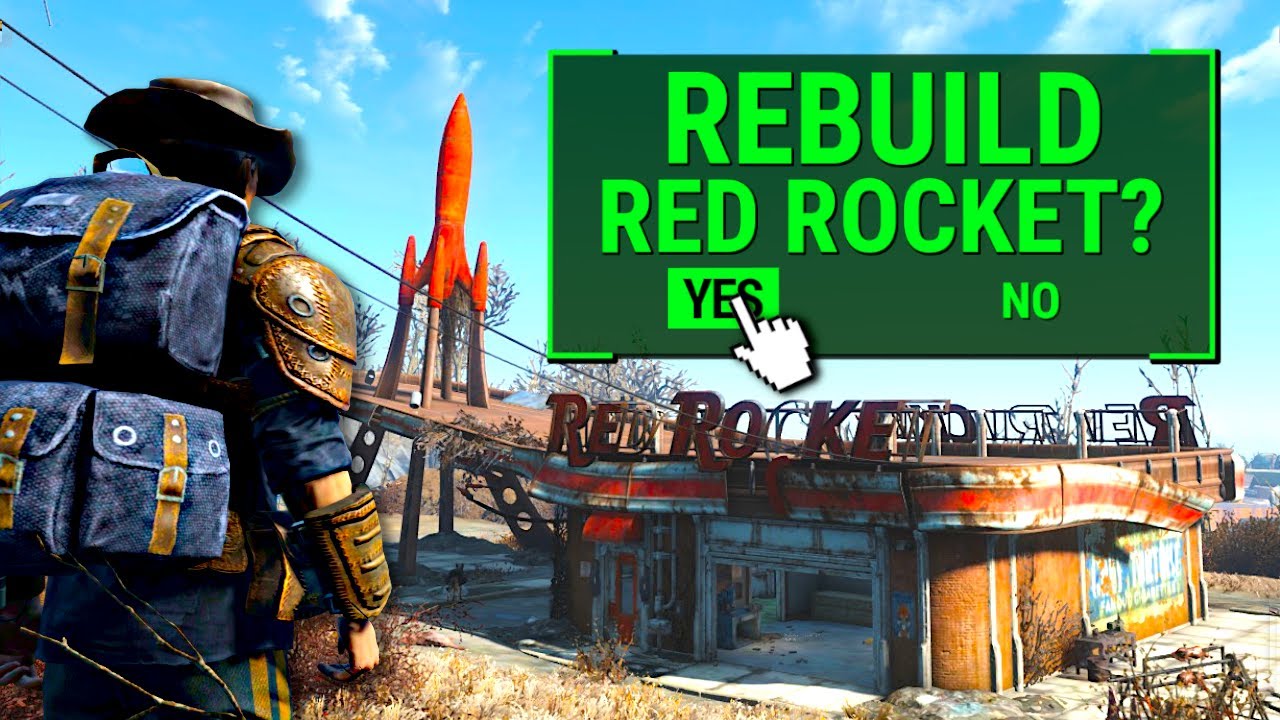 Восстановление Красной Ракеты в режиме выживания Fallout 4