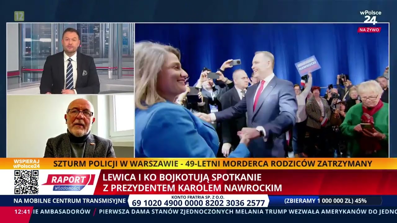 Lewica bojkotuje spotkanie z prezydentem Nawrockim
