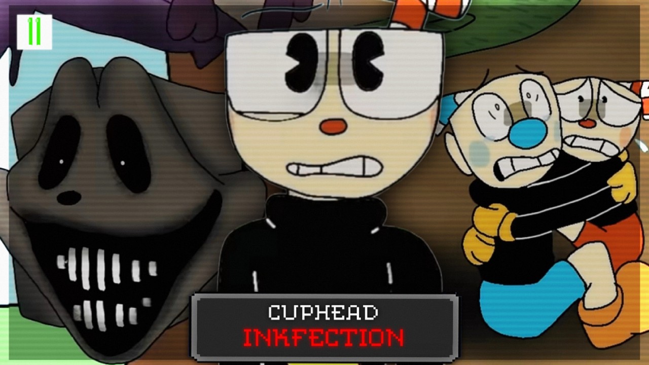 A TERRÍVEL INFECÇÃO EM CUPHEAD - Cuphead Inkfection