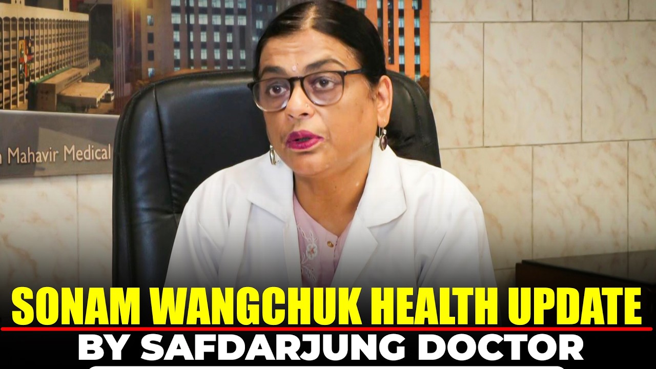 LIVE: Safdarjung Hospital Doctor briefs on Sonam Wangchuk&rsquo;s health Update | Jantar Mantar Protest