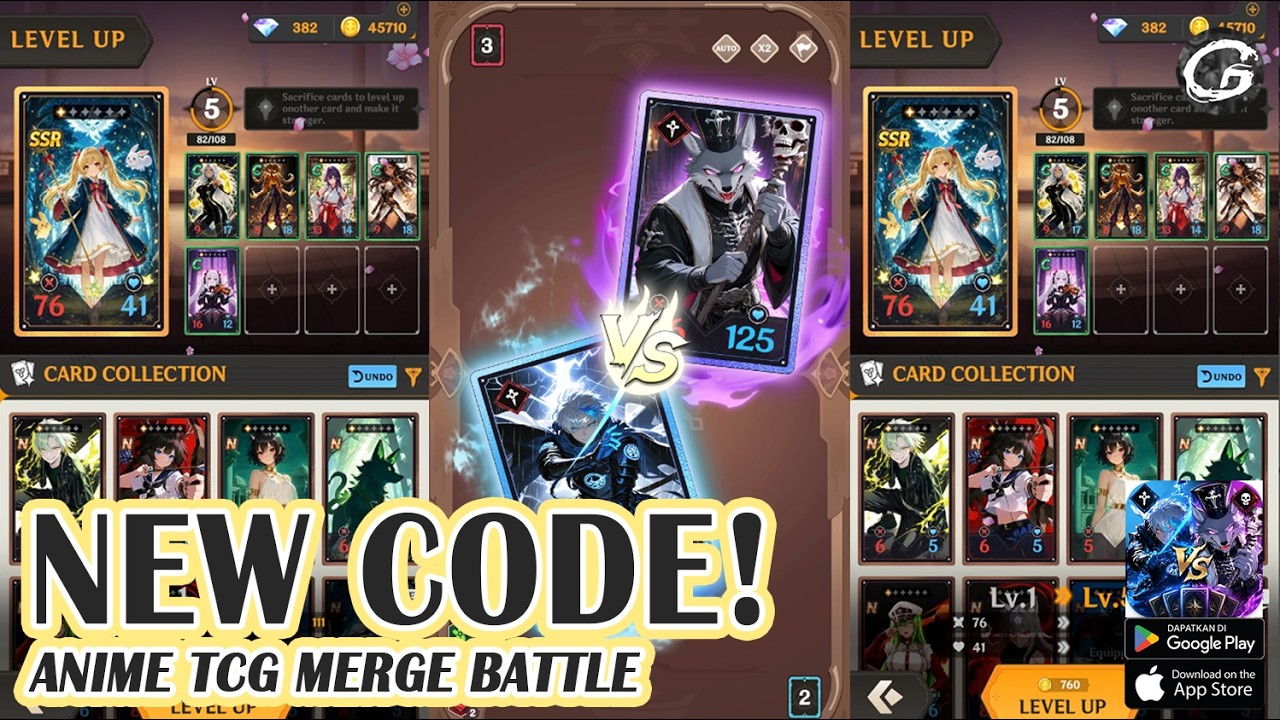 Anime TCG Merge Battle Gameplay - Mobile Game (Android)