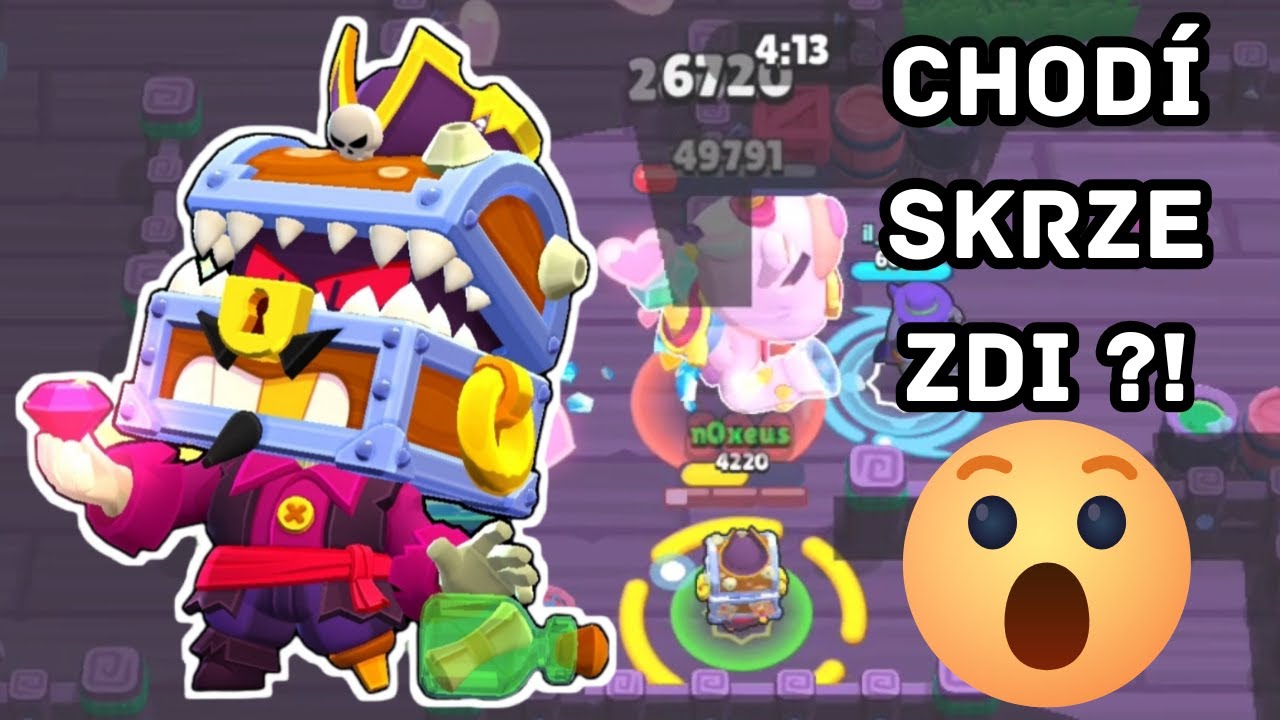 CHODÍ SKRZE ZDI 😲 ?! - Brawl Stars