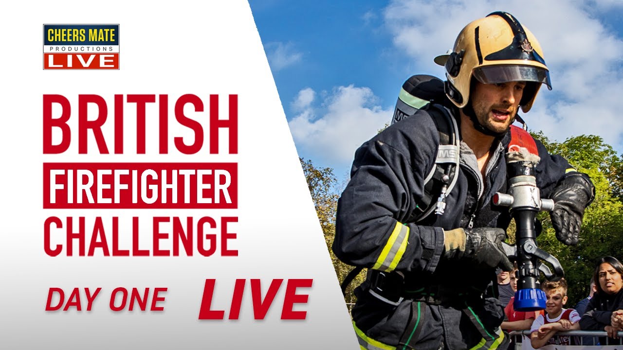LIVE: BRITISH FIREFIGHTER CHALLENGE WATFORD, LONDON 2025 | DAY ONE LIVE