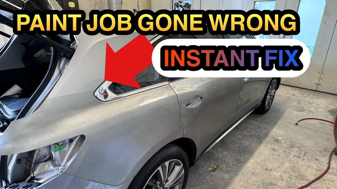 HOW TO CORRECT A BAD PAINT JOB