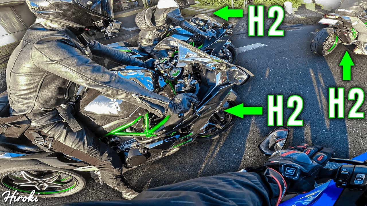 Ninja H2ツーリングに紛れ込んできた！！！【ZX-25R】