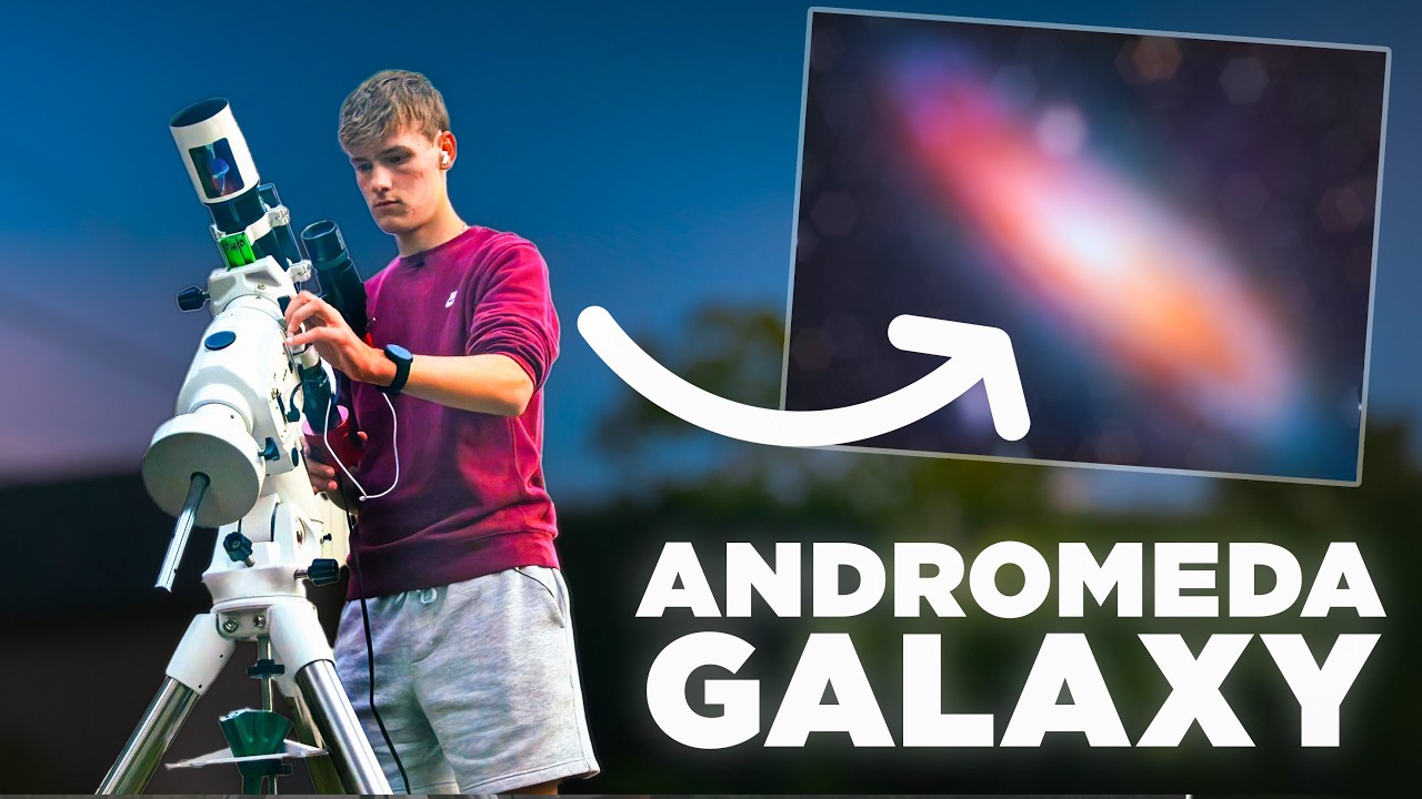 I Photographed the ANDROMEDA GALAXY