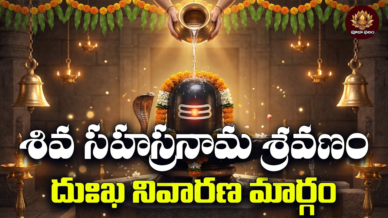 Sri Shiva Sahasranamam Telugu | Remove Sadness & Stress | Somavaram Special