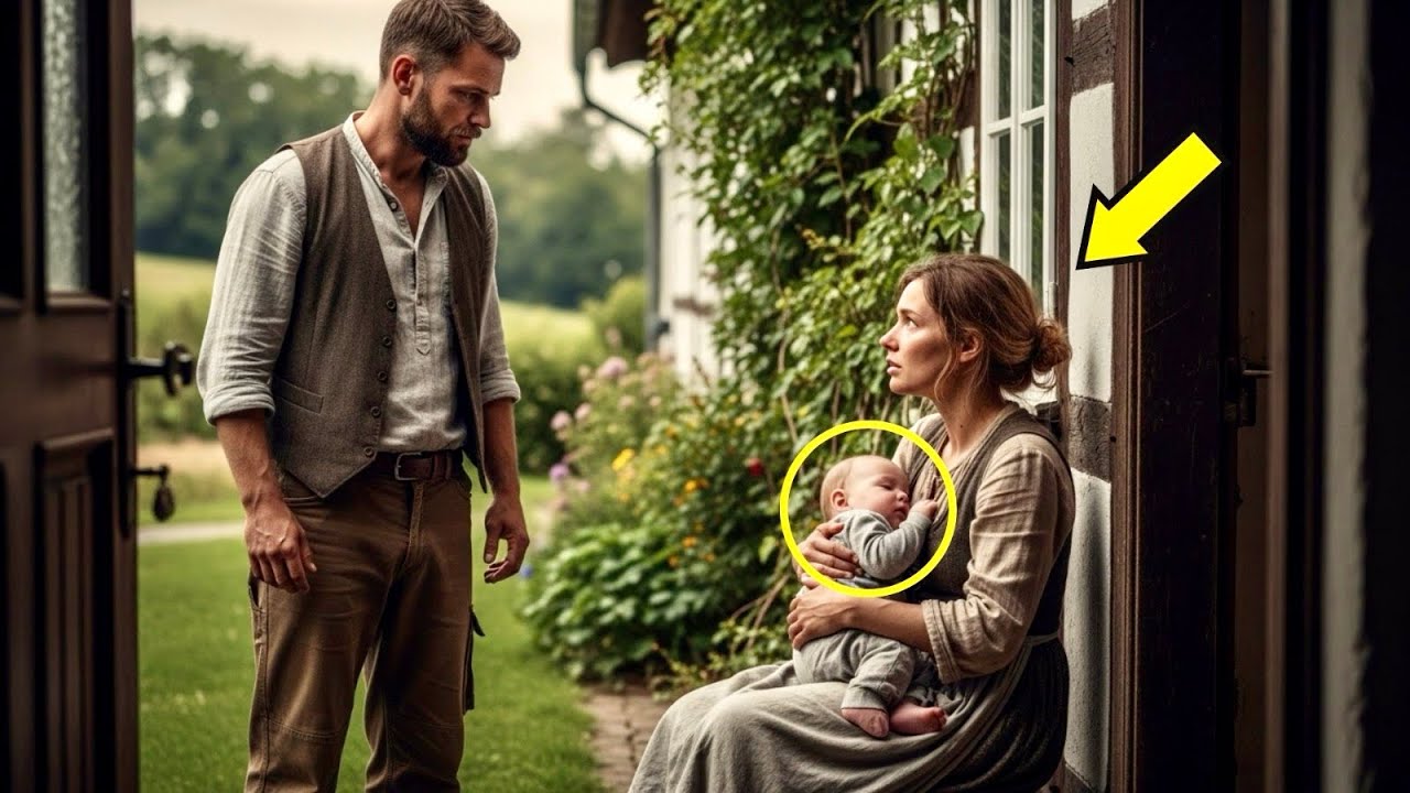 „DÜRFEN WIR NUR DIESE NACHT BLEIBEN?“ FLEHTE DIE JUNGE FRAU DEN VERWITWETEN LANDWIRT AN – ER ZÖGERTE