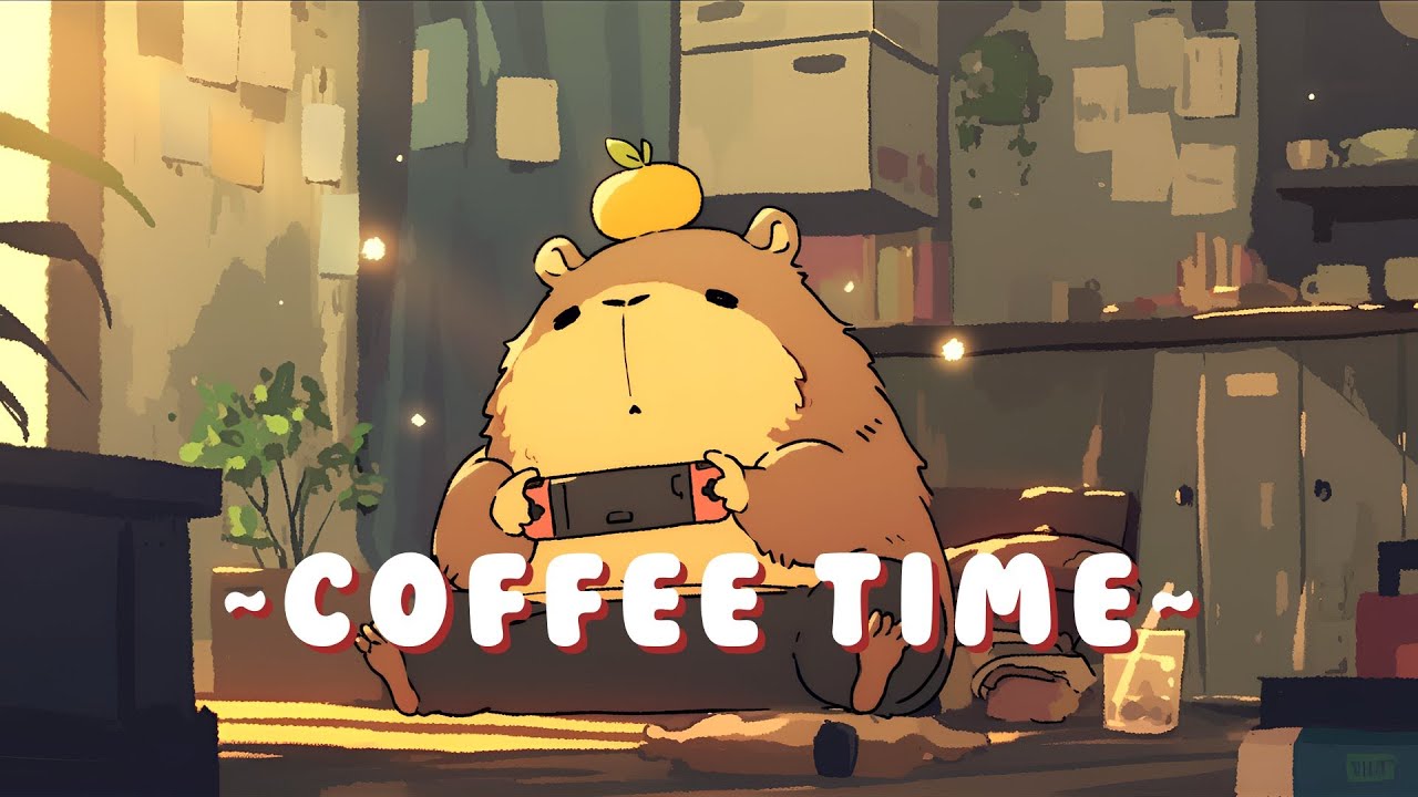 [60 Minutes] Capybara Study Beats | Calming Beats & Melodies 🦫 🎧 ✨ | Focus Helper