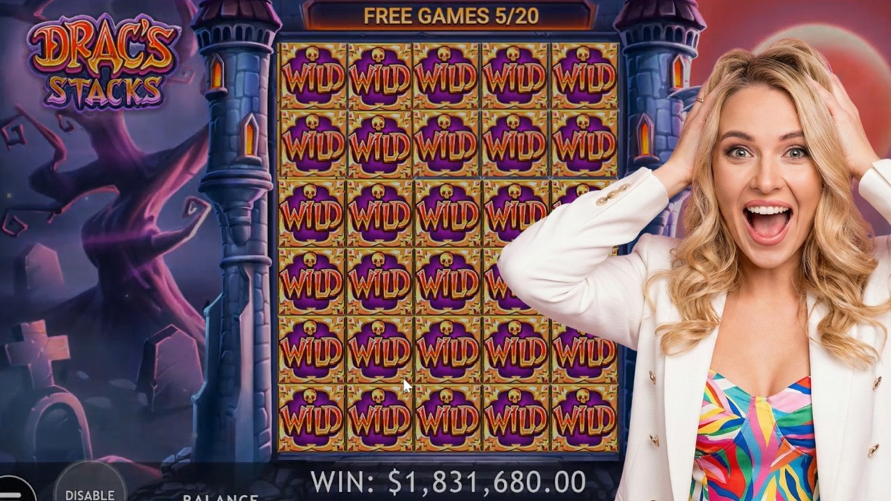 STREAMERS BIGGEST WINS 🔥 WORLD RECORD $20,000,000 MAX WIN ON DRAC'S STACKS