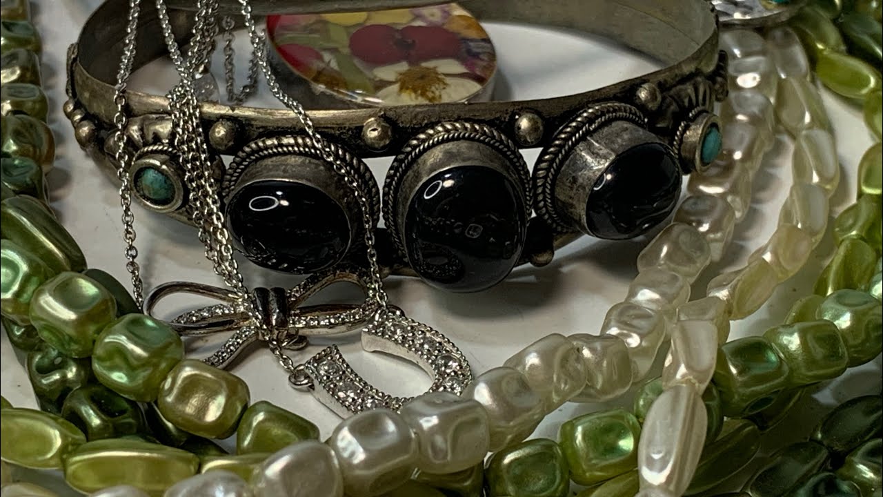 Goodwill 19# Mystery Jewelry Box PT 3 - Sterling Old Pawn & More!!