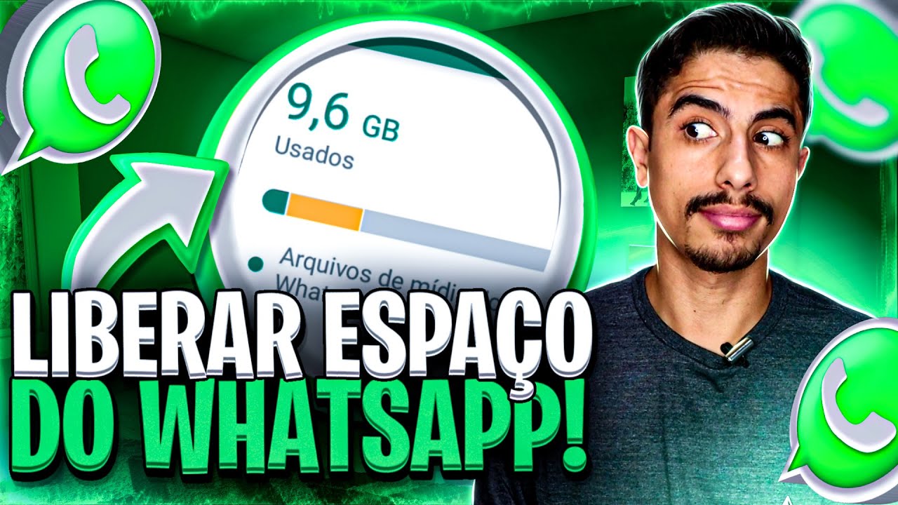 Como LIBERAR ESPAÇO do WHATSAPP no CELULAR | Atualizado!