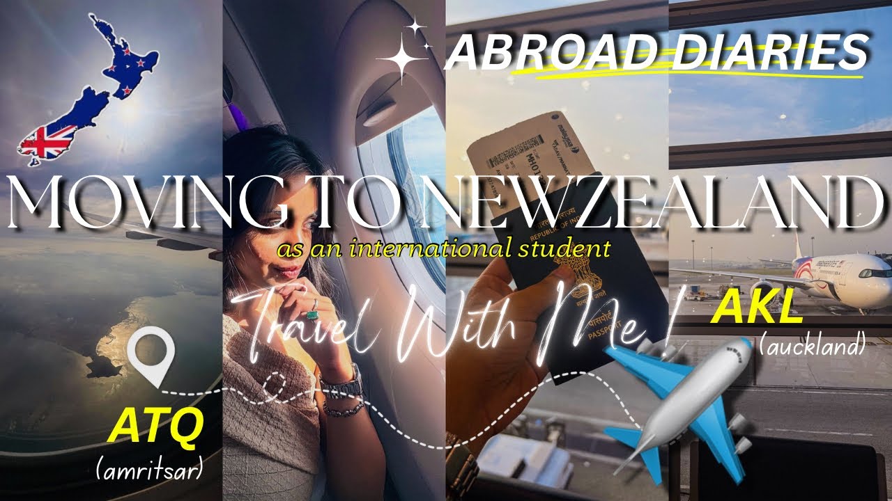 Leaving India to Start a New Life in New Zealand 🇳🇿 | Travel With Me ✈️ as an Indian Student