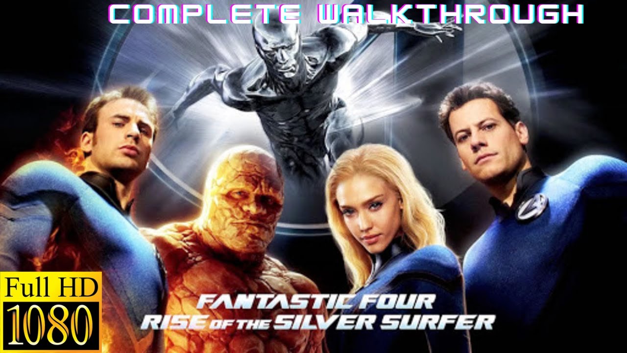 Longplay of Fantastic Four Rise of Silver Surfer (Xbox 360, 2007 )-Complete Walkthrough in HD