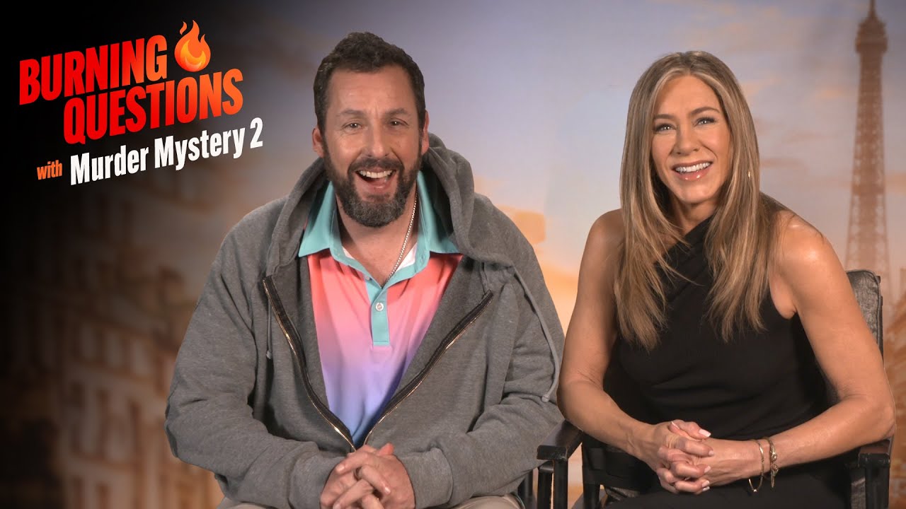 Adam Sandler & Jennifer Aniston Answer Burning Questions | 'Murder Mystery' 2 Interview |  IMDb