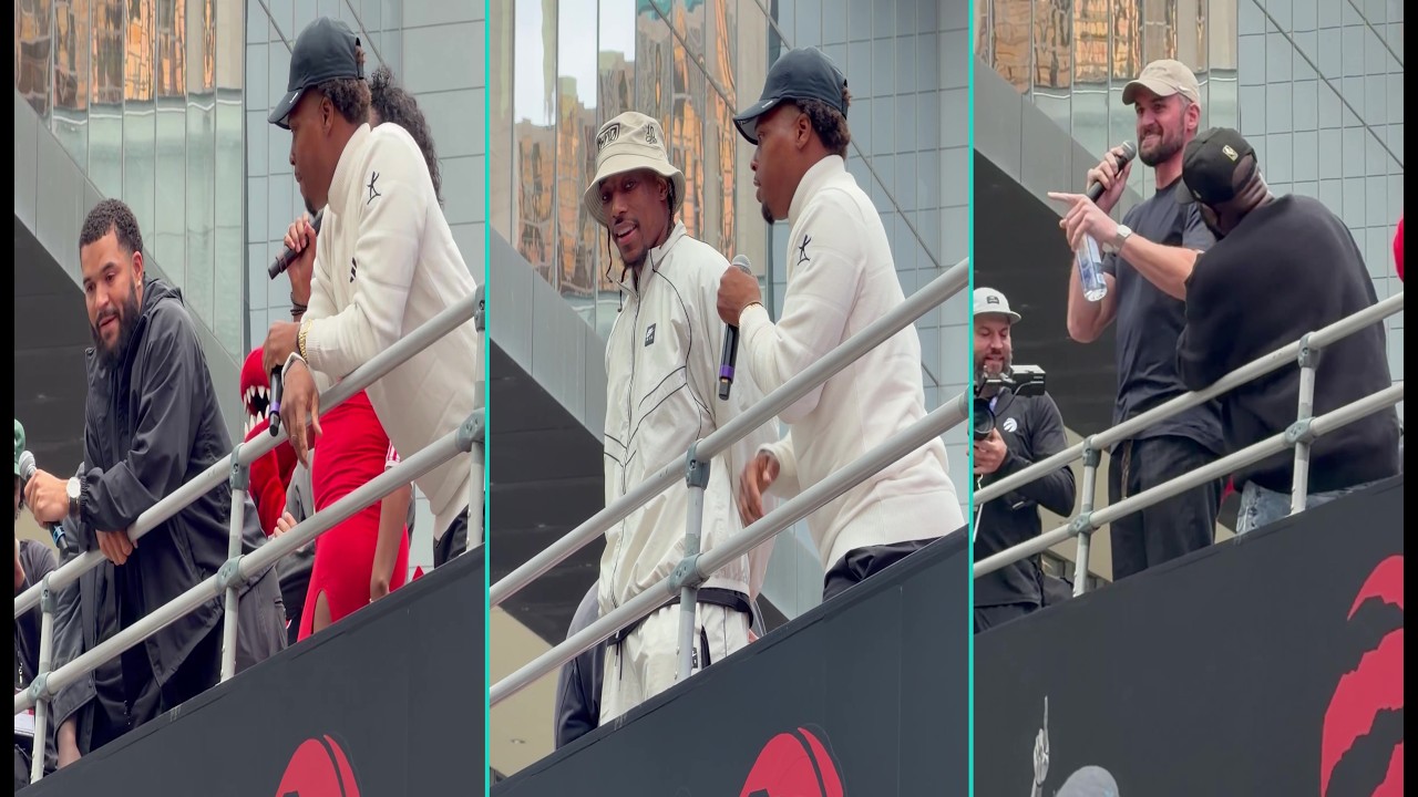 Болельщики &laquo;Торонто Рэпторс&raquo; собрались в субботу на вечеринку Kyle Lowry&rsquo;s Block Party с парадом ...