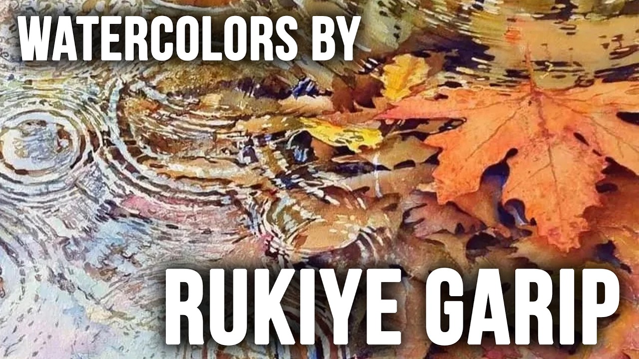 Amazing WATER Watercolors by Rukiye Garip | Painting Masters 89