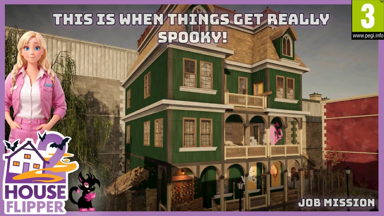 House Flipper 2 | Scooby-Doo This is when things get really spooky Job Mission