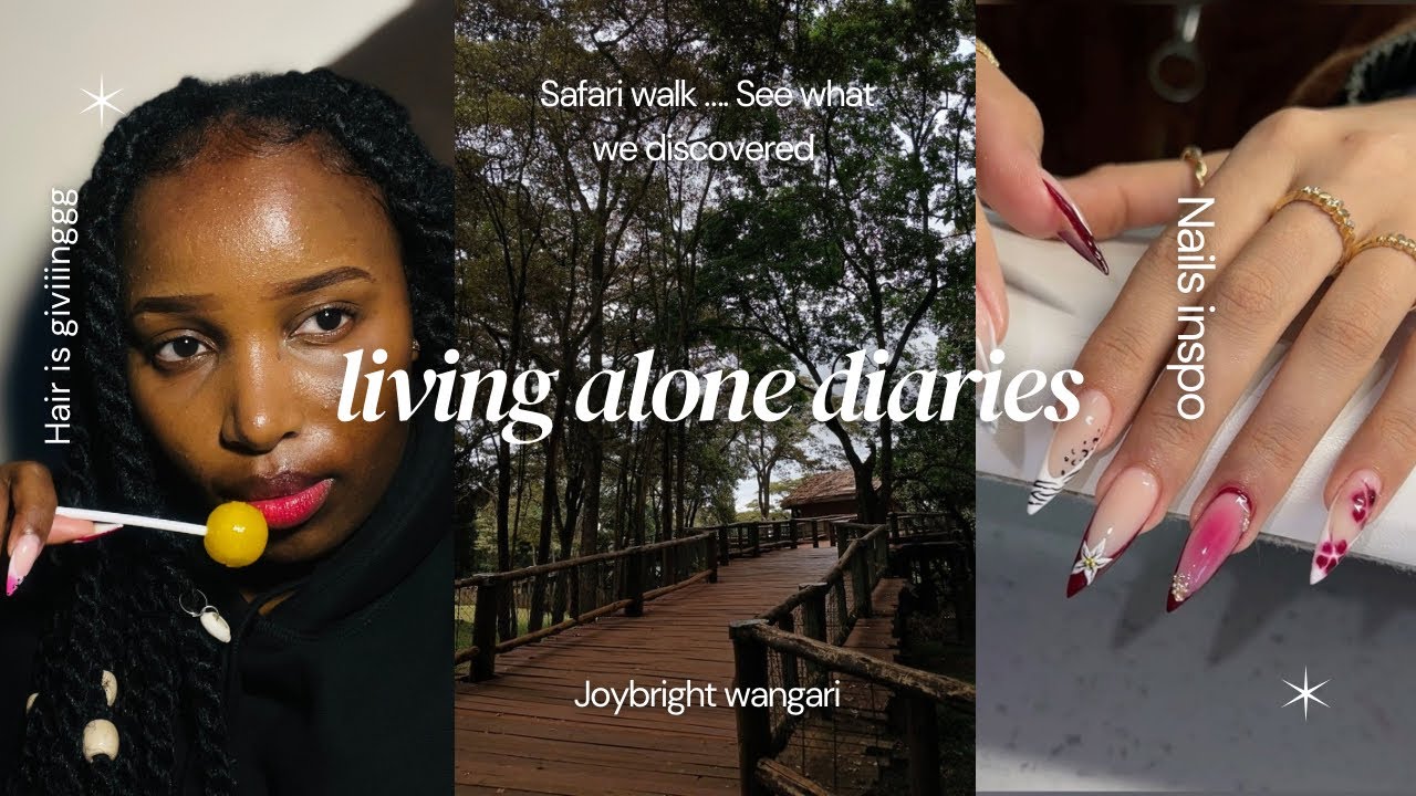Safari Walk / braiding hair DIY / Nails New Set / See what I …