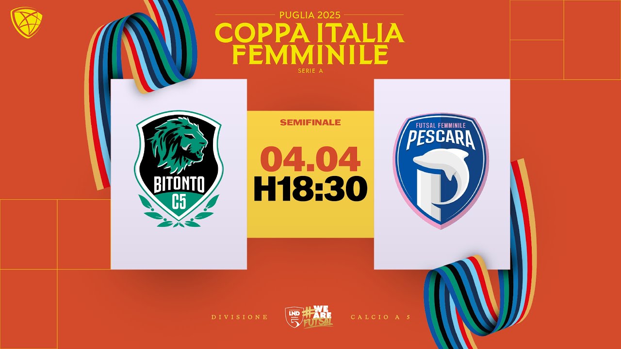 Bitonto-Pescara Femminile 5-2 | Coppa Italia Serie A Fabless 2024/2025 | Semifinali